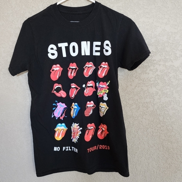 the Rolling Stones Tops - The Rolling Stones Band tee size small